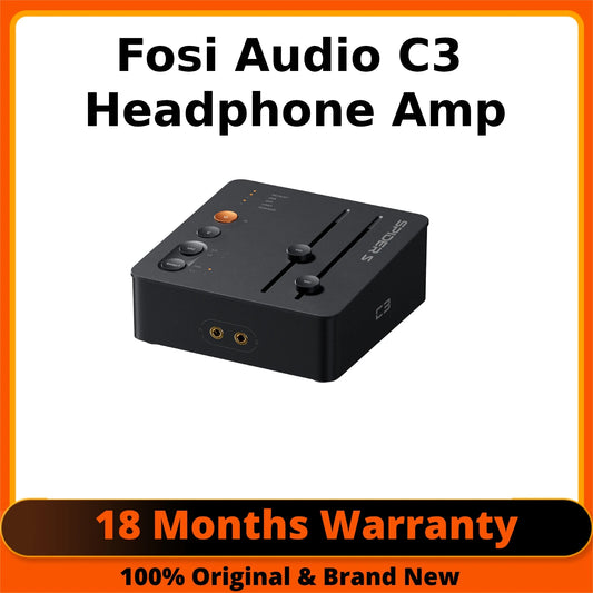 Fosi Audio C3 HiFi DAC Amp Headphone Amplifier For Gaming Noise Cancellation Audio Dac XMOS XU316 + CS43131 + TPA6120* 2