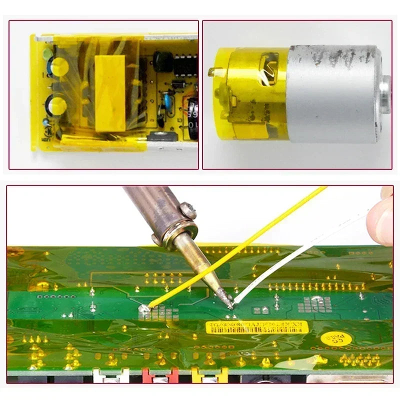 3-100mm High Temperature Heat BGA Tape Gold Thermal Insulation Electronics Board Protection Polyimide Adhesive Insulating Tapes