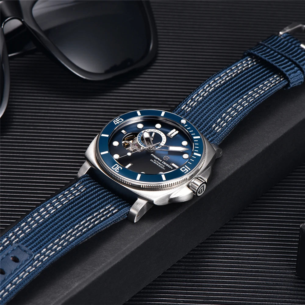 PAGANI DESIGN 2025 New Men Automatic Mechanical Watch NH39 Sapphire Glass Fashion Stainless Steel 200M Waterproof Reloj Hombre