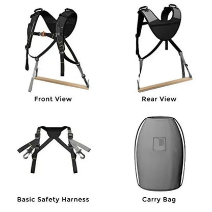 Baby Carrier Standing on Back Adult Outdoor Travel Hiking Climbing Lightweight Portable Backpack Support Waist Strap