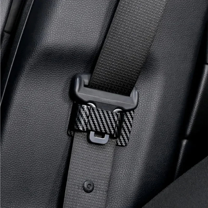 Car Safety Belt Limiter Seat Belt Fixed Buckle Stopper Clip Spacing Limit Adjusting Device SeatBelt Non-slip Buckles Accessories