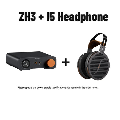 Fosi Audio ZH3 HIFI Headphone Amplifier AKM4493SEQ Desktop DAC Fully Balanced Preamp with Remote 12V Trigger Input