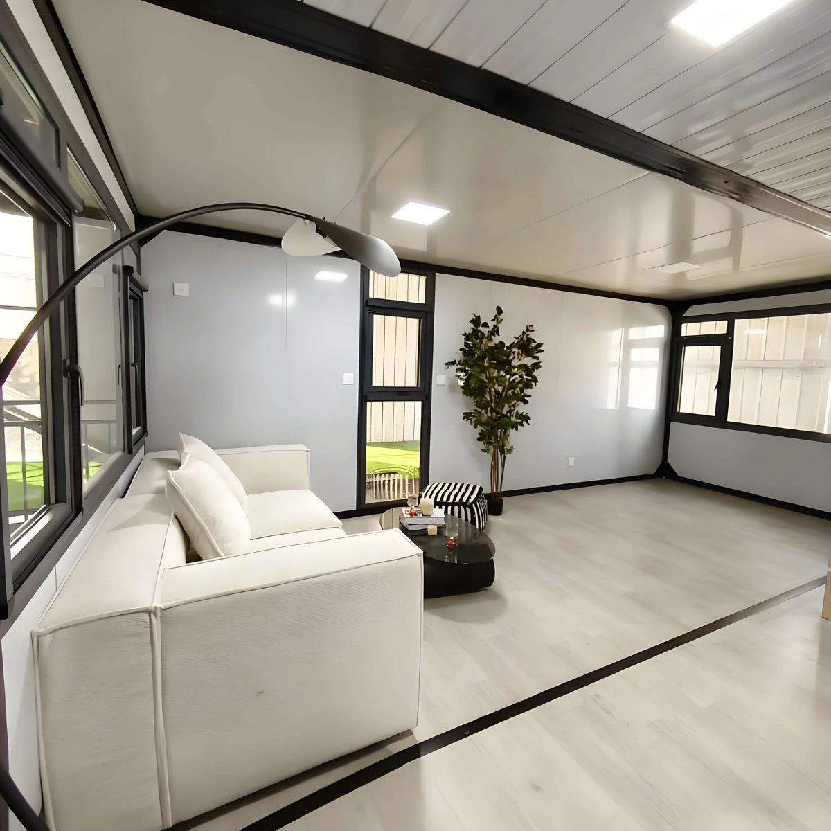 Expandable Container House Complete Prefab Modular Tiny Home Waterproof With Kitchen Bathroom Ready To Live Portable Villa