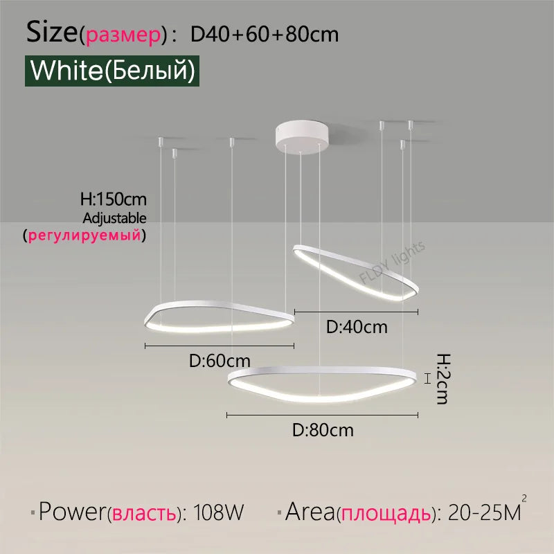 Modern Designer Chandelier Hanging Lamp Pendant Lamps for Ceiling Modern Home Decor Ornaments Interior Lighting Pendant Lamp