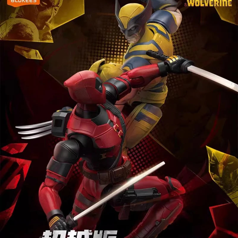 BLOKEES Building Block Man Marvel Hero Beyond Edition Deadpool Wolverine Assembly Model Hand Mold Desktop Decoration Toy Gift