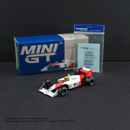 MINIGT 1:64 McLaren MP4/4 #12 Ayrton Senna Bugatti W16 Mistral Oracle Red Bull Racing RB19 #1 Alloy Diecast Car Model Collection
