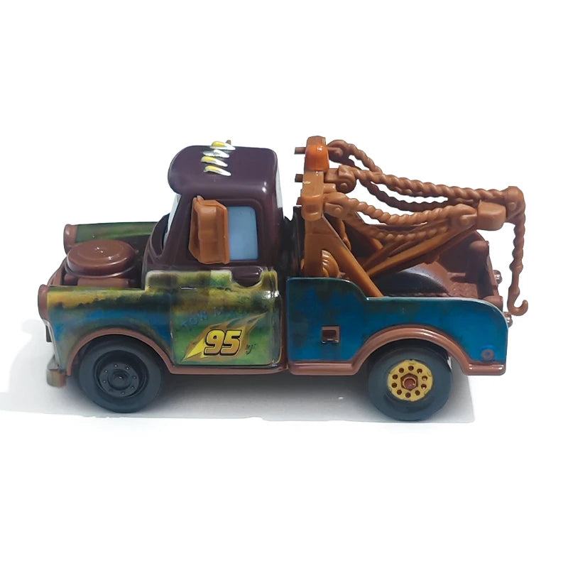 Cartoon Pixar Cars Mater 1/55 Metal Die Casting Model Car Alloy Material Anime Figure Collectibles Racing Toys Birthday Gifts
