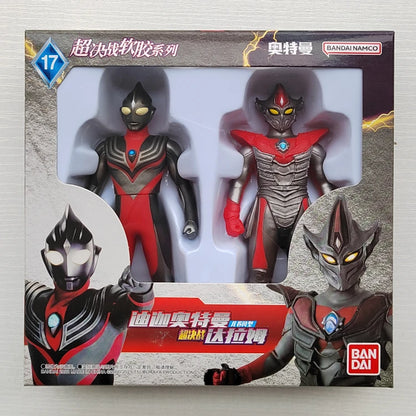 Bandai Original Ultraman TrigaTiga Galaxy Dynasel Vin Super Showdown Monster Golbadada Set Box Soft Plastic Doll Children's Gift