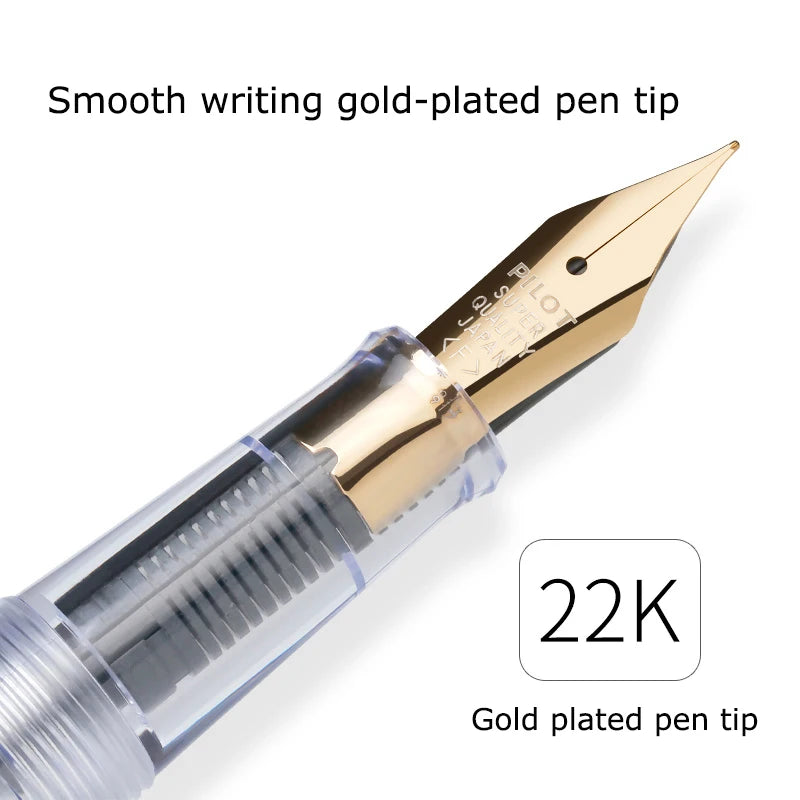 PILOT 1pcs Japan Fountain Pen FP-78G High-end Writing Stationery EF/F/M Iridium Pen Tip Luxury Gift Box Student Smooth Writing