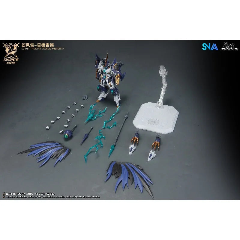 SNAA Knights of the Round Table Huan Feng Lei Mordred Original Chinese Mecha Assembly Model Kit Collectible Display Model