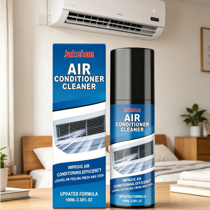 Jakehoe Air Conditioner Foam Cleaner Powerful Cleaning Remove Stubborn Stains Easy Use Multi Purpose Air Conditioner Spray 100ml