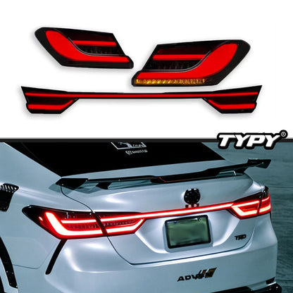 Car For Toyota Camry 8th Gen Taillight 2018-2022 Upgrade Modified to New DRL Dynamic Turn Signal LED Taillight Auto Accessories