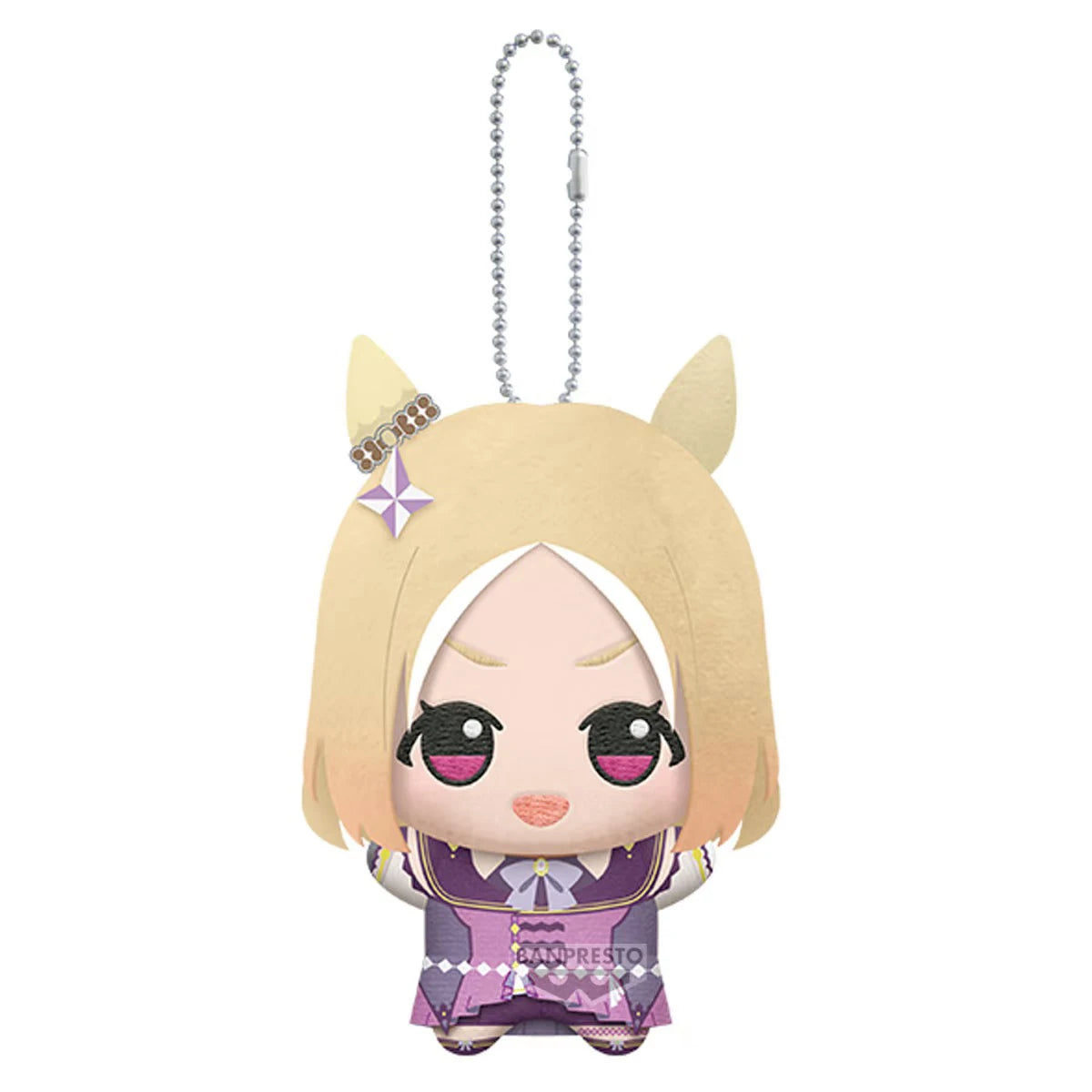 12cm New Uma Musume Pretty Derby Plush Toys UMPD Kitasan Black Almond Eye Anime Game Character Merchandise Keychain For Fan Gift
