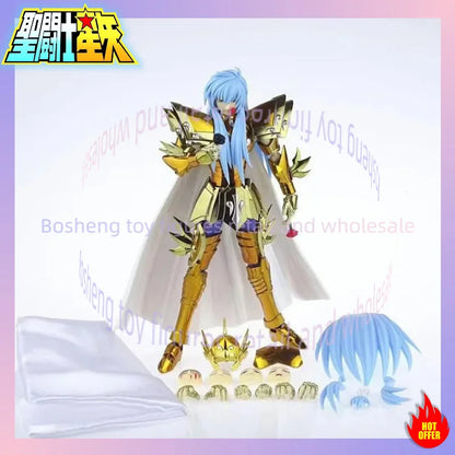 ST Model Saint Seiya Myth Cloth EXM LC Pisces Albafica The Lost Canvas Gold Saints Knights of The Zodiac Saint Figures Toys