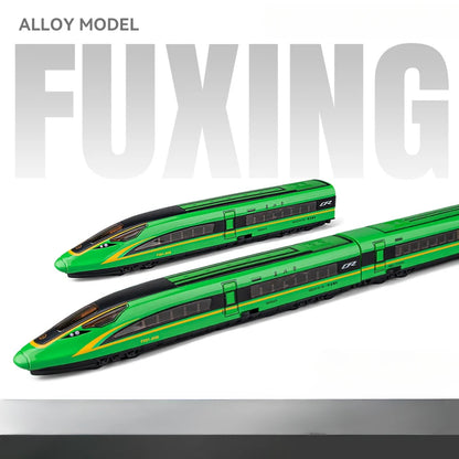 1/87 High Speed Railway Alloy Train Models Car Toys Magnetic Connect Doors Opened Train Model For Hobbyists Hobby Collections