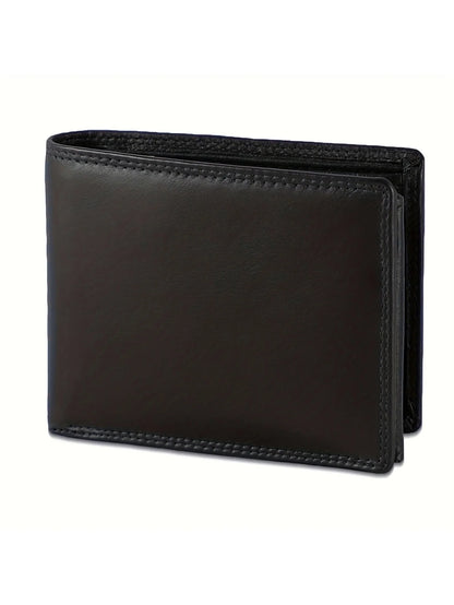 1pc Elegant PU Leather Large Capacity Slim Design Wallet With Multi-Card Slots, Ideal Gift For Men
