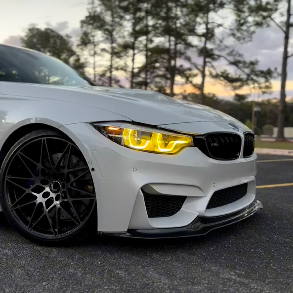 For 2018-2020 BMW M3 M4 F80 F32 F36 F33 F82 Adaptive Led Headlight CSL Blue Red Yellow Angel Eyes DRL 63117493229 63117493230