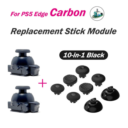Replacement Stick Module for PS5 Edge Controller TMR Joystick Adjustable Tension Module 3D Analog ThumbStick Anti-Drift Durable