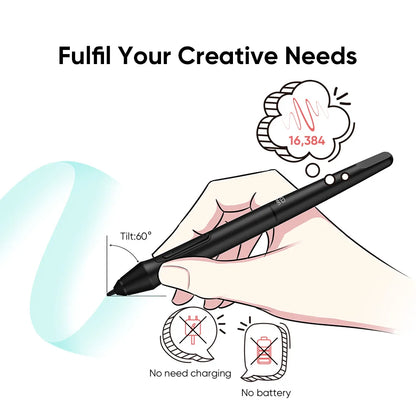 XPPen 7*4.3 Inch 16K Pressure Level Graphics Tablet Deco Mini7 V2 Digital Drawing Tablet 8 Keys for Android Mac Windows Chrome