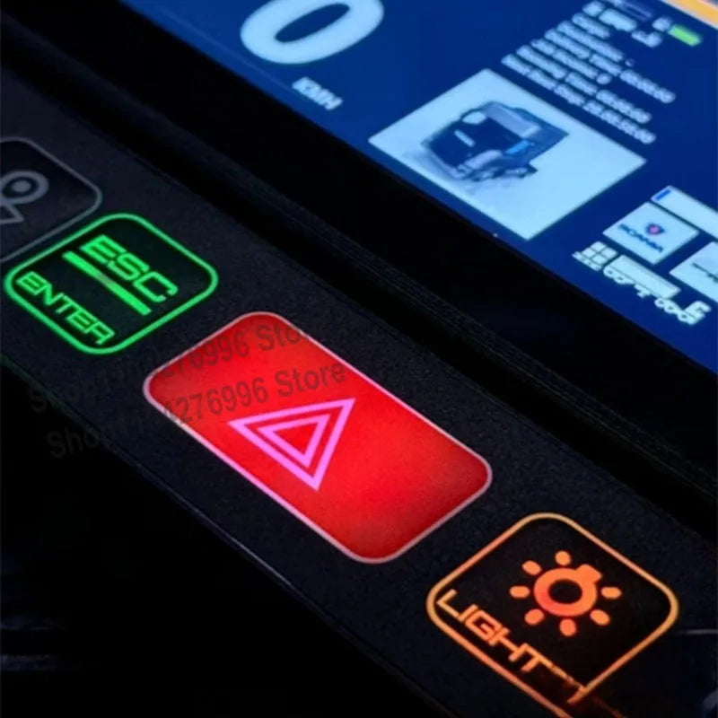 Sim Racing Dashboard PC 8.3Inch 9RGB Ouka Navigation Projection Simulator for Logtiech G29 Thrustmaster SIMAGIC MOZA FANATEC