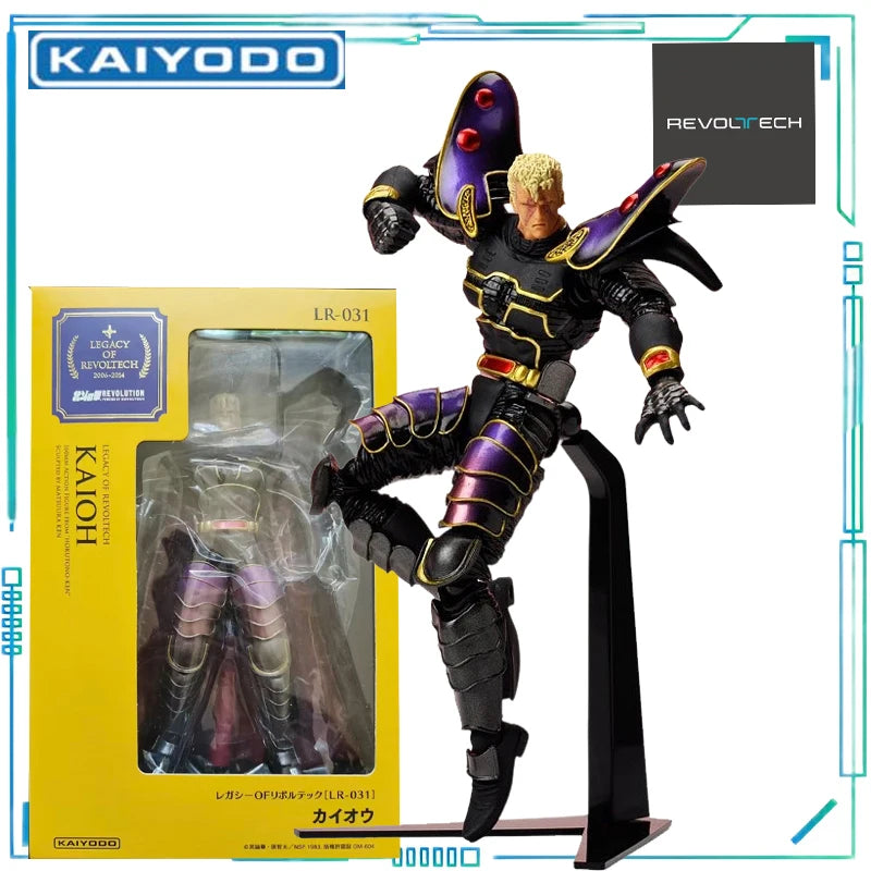 KAIYODO Genuine Revoltech Series Fist of The North Star Number 005，002,003,004,005，006， Ray ，Jyuza Movable Model Retro Toys
