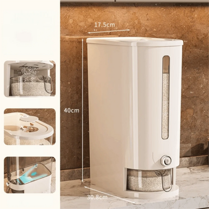 New Insect-proof Rice Storage Container 5/10KG Moisture Proof Dry Food Dispenser Rice Sealed Box Pantry Organization
