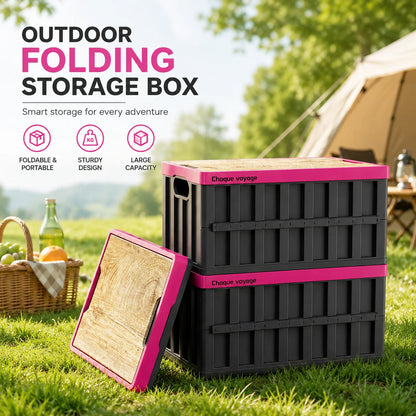 New Multi-functional Outdoor Camping Picnic Party Storage Box, Home Bedroom Organizing Folding Box, Vehicle Trunk, Moving Box