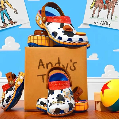 Classic Clogs with Accessories Sandals Cosplay Shoes Anime Peripheral Accessory
