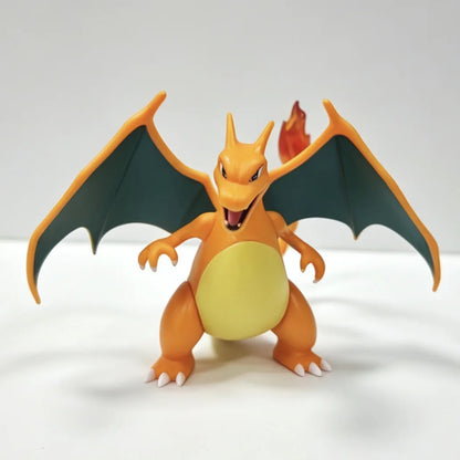 In Stock Anime Pok E Mon Flame Dragon Action Figure Model Desktop Ornament Cartoon Collectible Toy Surprise Gift For Fans