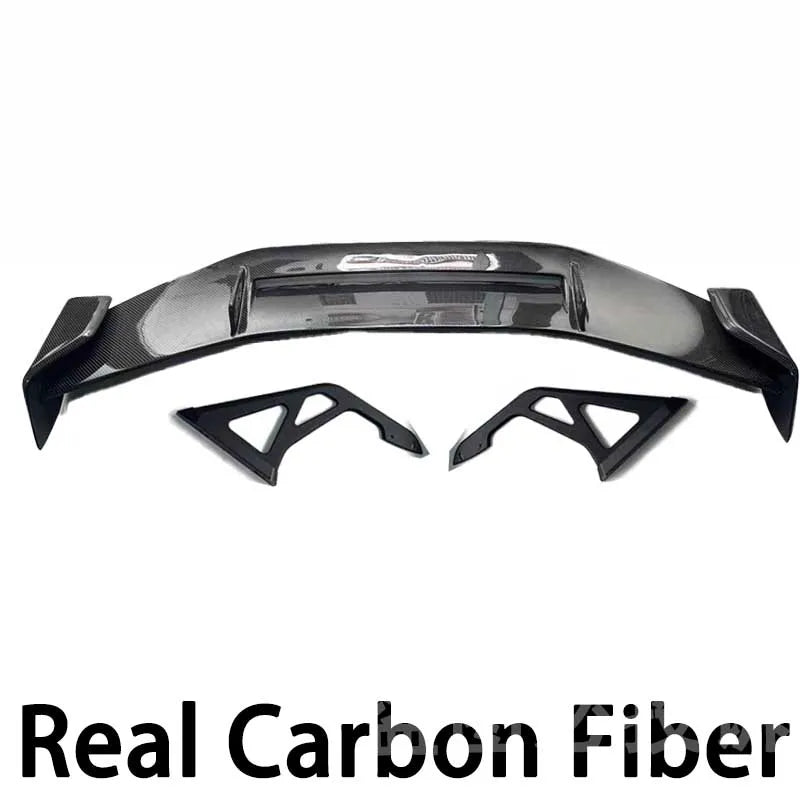 For BMW M2 G87 G42 218i 220i 220d 230i coupe 2023-2025 100% carbon fiber AD type rear spoiler smooth black body kit rear wing