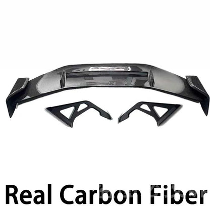 For BMW M2 G87 G42 218i 220i 220d 230i coupe 2023-2025 100% carbon fiber AD type rear spoiler smooth black body kit rear wing