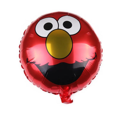 Cartoon Sesames  Street Birthday Party Decor Elmo and Friends Theme Tablecloth Plate Balloon Set Cake Decor Baby Shower