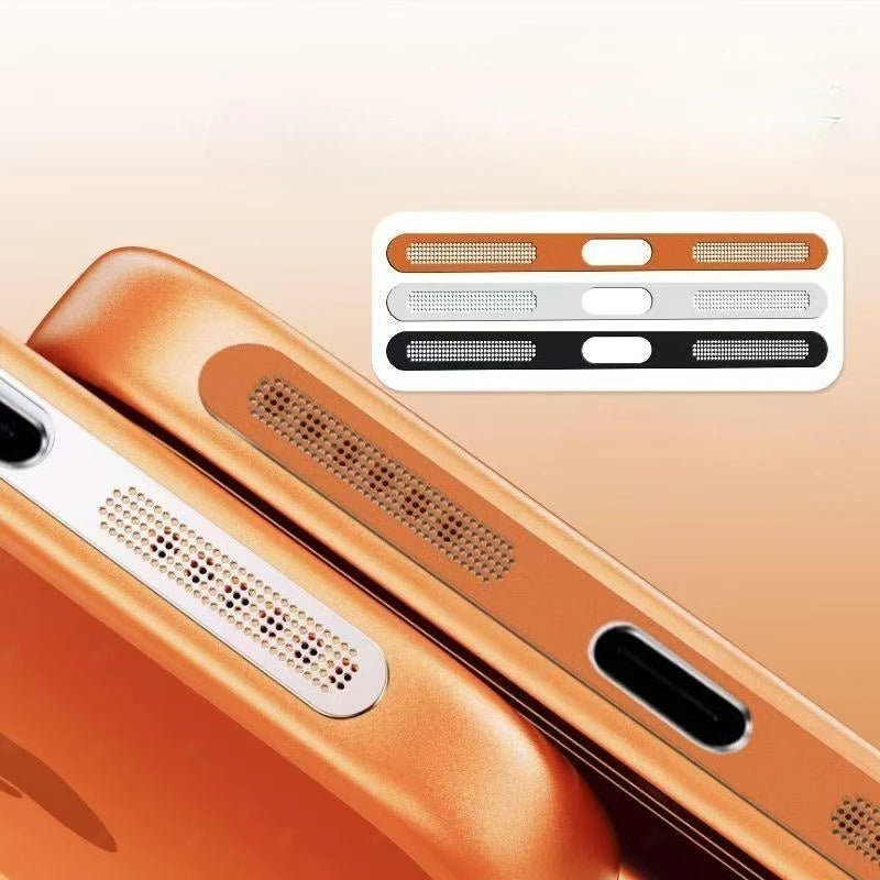 2PCS Metal Speaker Dust Sticker for iPhone 18 17 Pro Max Air 18ProMax 18Pro 17Pro Speaker Protective Cover Mesh Dustproof Net