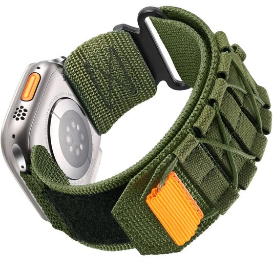 Tough Woven Sport Band Compatible Apple Watch 9/8/7/6/5/4/3/2/1/SE/Ultra Nylon Sport Band for iWatch 49mm 45mm 44mm 42mm 41mm