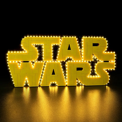 LYBMTWF LED Lighting Kit Compatible with Lego 75407 Star Wars Logo  (NOT Include The Model Bricks)