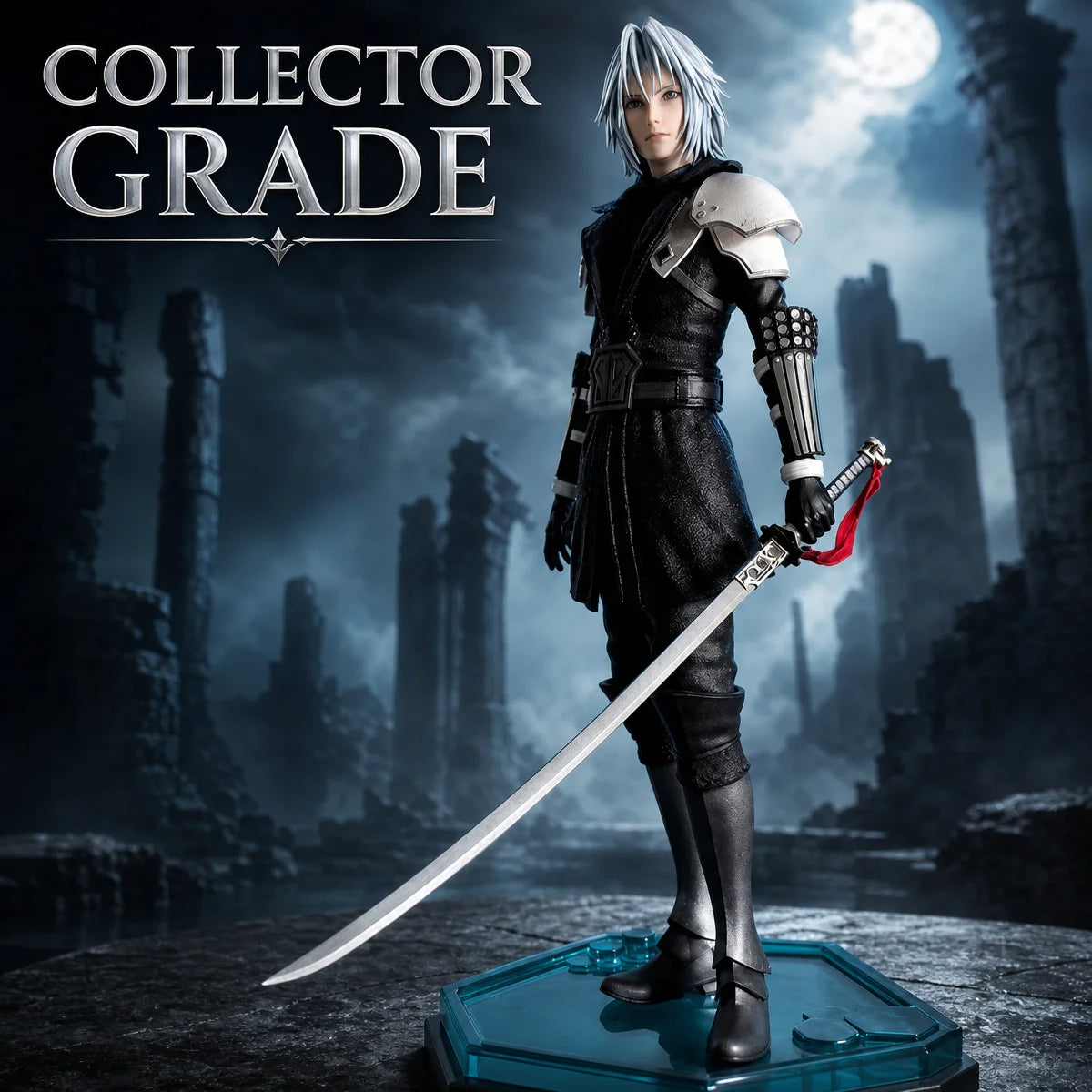 Final Fantasy 7 Young Sephiroth Figure 1/6 Sephiroth Model Ff7 Young Sephiroth Figurine Game Peripheral Statue Collection