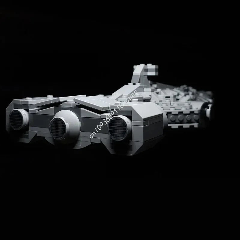 NEW 654PCS MOC Space Imperial Light Cruiser Midi Version Building Blocks Model Diy Creative Assembly Educational Toy Kid Gift