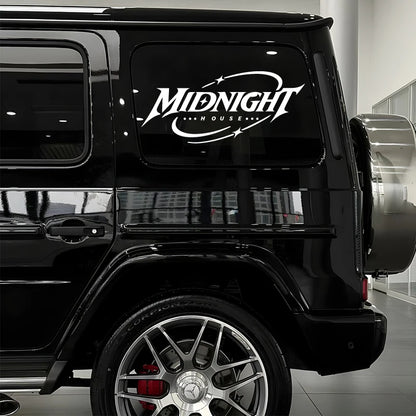 Fashion Personality MIDNIGHT HOUSE Graphic Decal, High Quality Waterproof Sticker For JDM Car Truck Auto Exterior Decoration