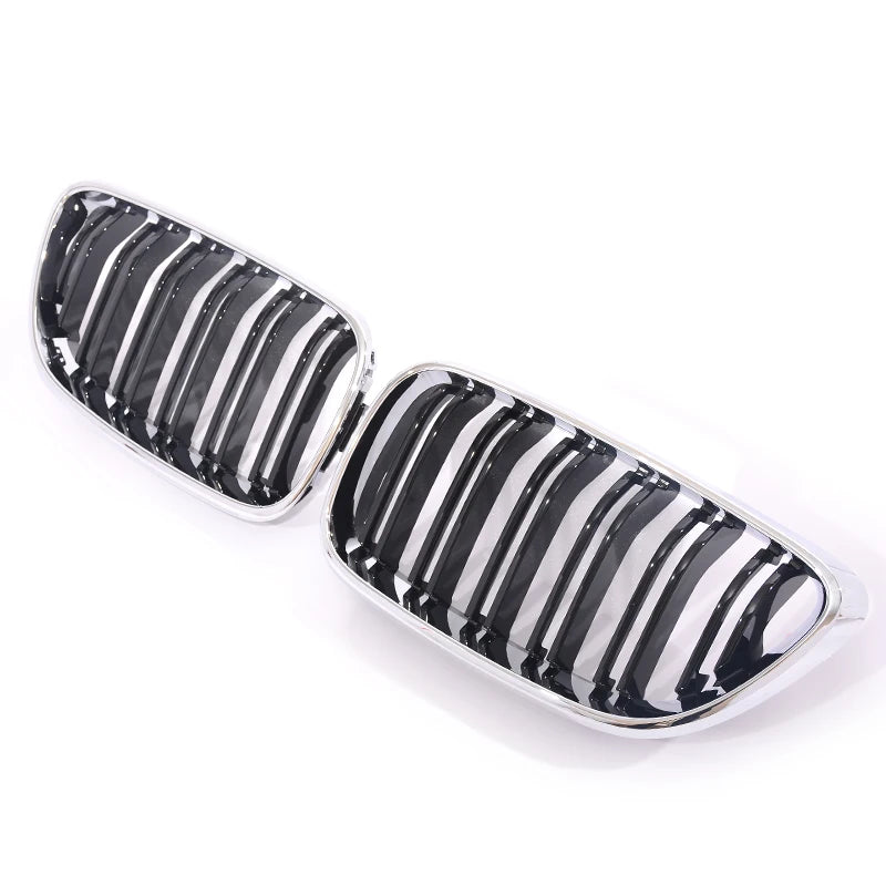 Chrome Silver Frame Grill M Color Double Slat Kidney Grille For BMW 2 Series F22 F23 M2 F87 218i  220i 228i 230i M235i M240i
