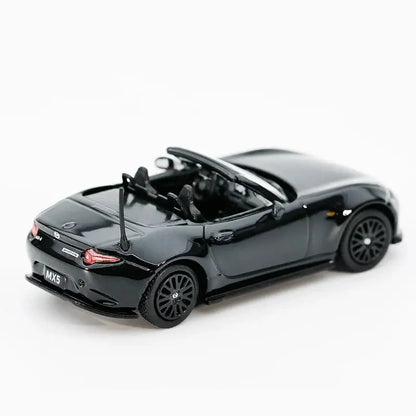 1:64 MAZDA MX-5 RF Roadster 2024 Alloy Street Sports Car Model Diecast Metal Racing Car Vehicle Model Simulation Collection Gift