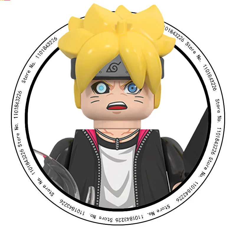 WM6152 Naruto Building Blocks Ootutuki Momoshiki Mitsuki Gaara Namikaze Minato Tobirama Action Figure Accessories For Kids