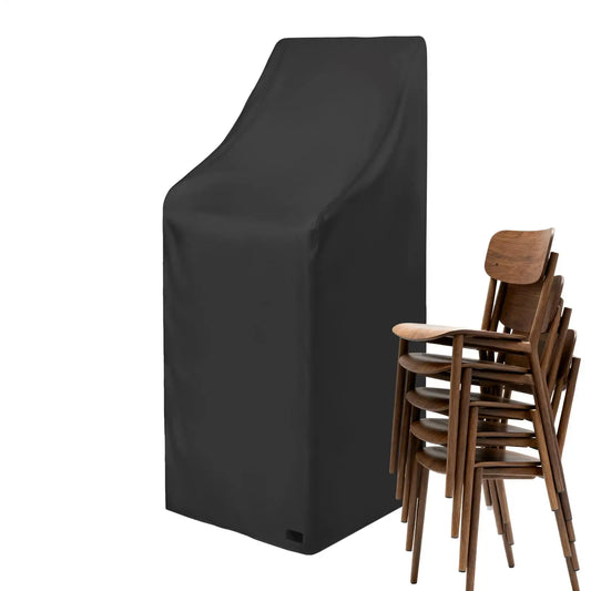 Garden Chair Cover Heavy Duty Waterproof Adjustable Outside Furniture Protection Deck Porch Chair Cover For Balcony Lawn