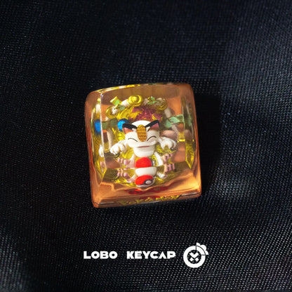 Pokemon Keycap Magikarp Gengar Esc Replace Keycap Resin Anime Kawaii Decor For Mechanical Keyboard Anime Collect Model Toys Gift
