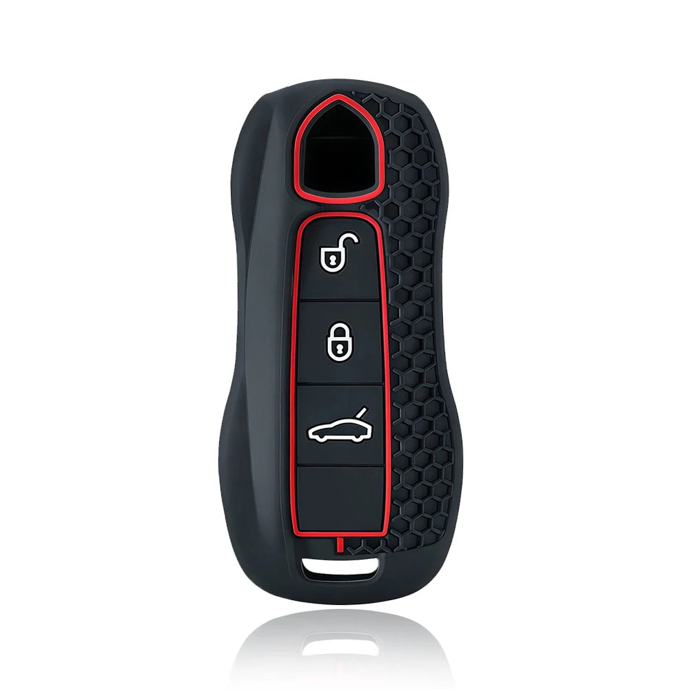 Silicone Car Remote Key Case FOB for Porsche Cayenne 958 911 Lepin 996 Macan Boxster Panamera 997 944 924 Panamera 718 971 9YA