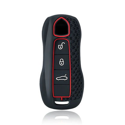 Silicone Car Remote Key Case FOB for Porsche Cayenne 958 911 Lepin 996 Macan Boxster Panamera 997 944 924 Panamera 718 971 9YA