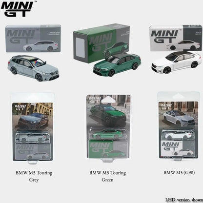 MINI GT series 1/64 Mazda RX7 RE Amemiya 2025D1GP, #1192 Countach, BMW M5，metal cast model car, boys' gift, collection piece.