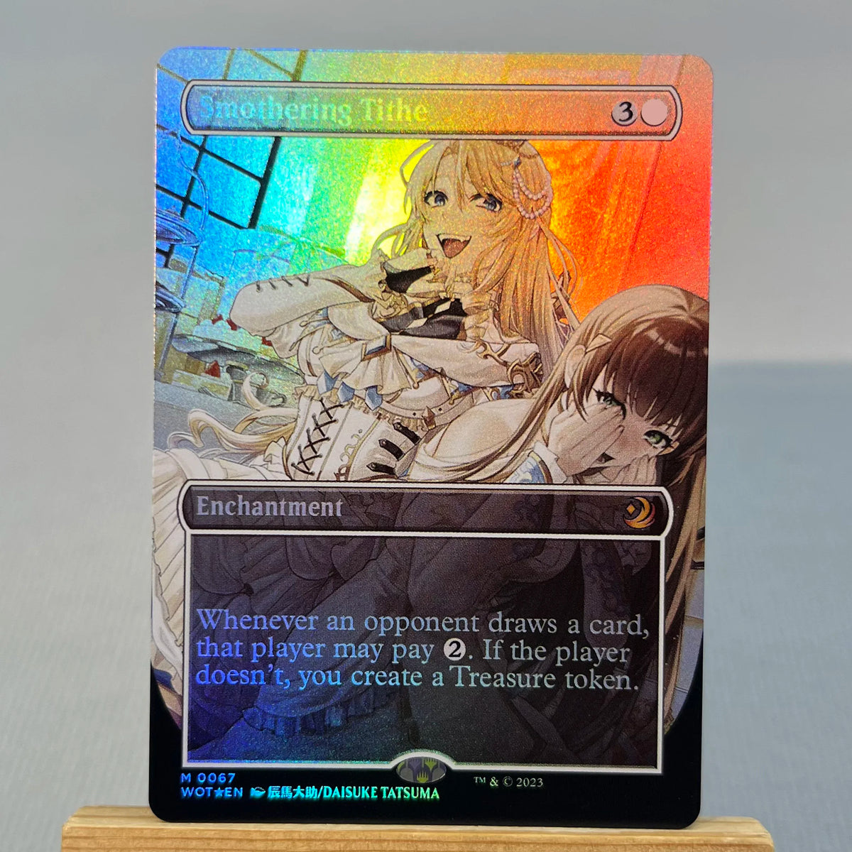 DMU 2XM MH2 BIG WOT LCI FOIL9/001 Tcg Proxy Cards Urza's Saga Rhystic Study Sheoldred, The Apocalypse