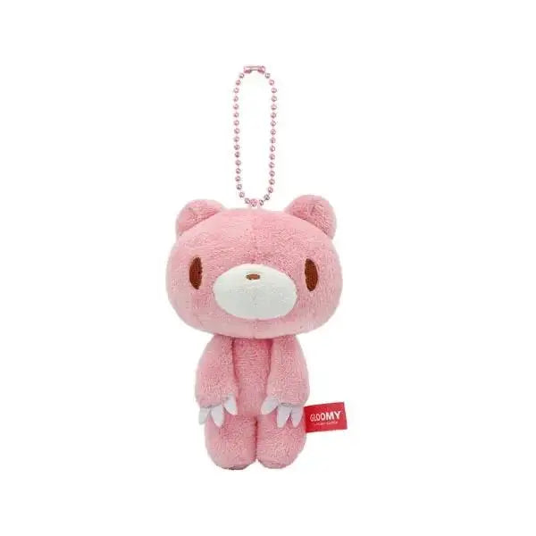 Kawaii Bloodthirsty Bear Keychain Anime Figure Pink Bear Plush Doll Girl Y2k Bag Accessories Doll Children Birthday Gift