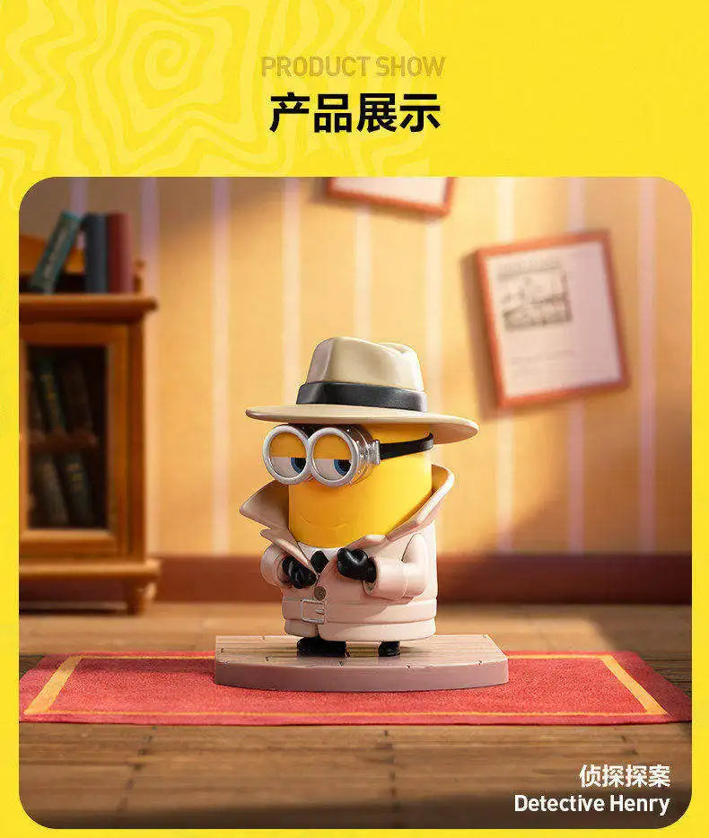 POP MART ILLUMINATION'S Minions Monsters Series Trendy Mystery Box Anime Action Figure Blind Random Box Toys Model Ornament Doll