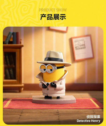 POP MART ILLUMINATION'S Minions Monsters Series Trendy Mystery Box Anime Action Figure Blind Random Box Toys Model Ornament Doll
